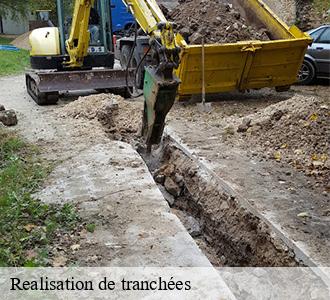 Realisation de tranchées