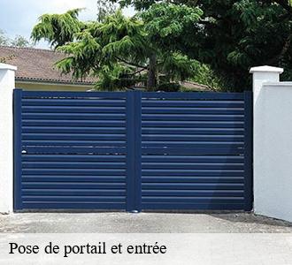 Pose de portail et entrée