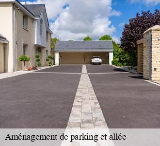 Aménagement de parking et allée