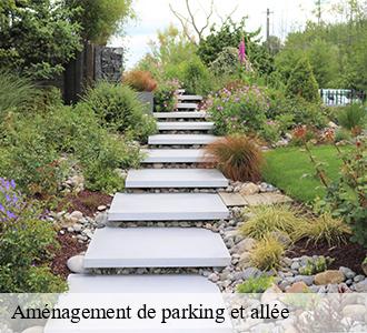 Aménagement de parking et allée